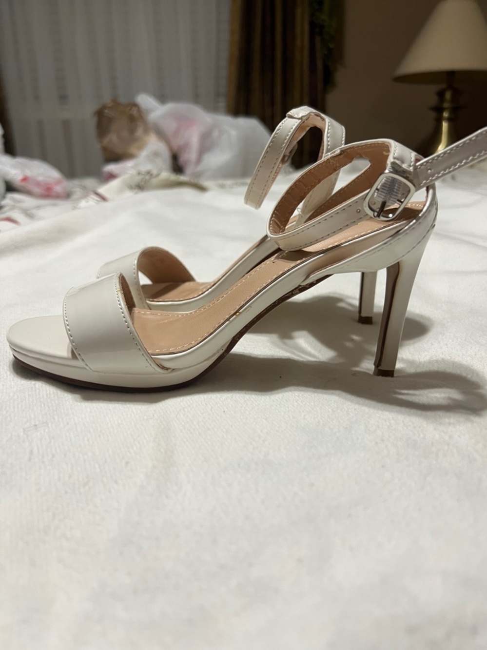 Dream Paris High Stiletto Ankle Strap Shoe Size 5.5 - Picture 3 of 6